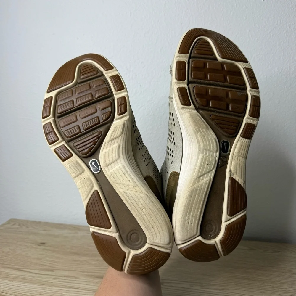 Nike Gray Brown Lunarlon‎ Chenchukka Hybrid Sneaker Mens Size 10 2013